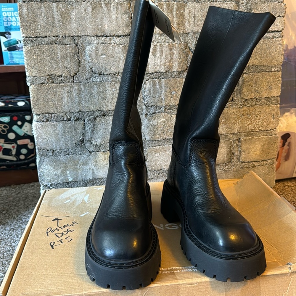 Mango Lug boots